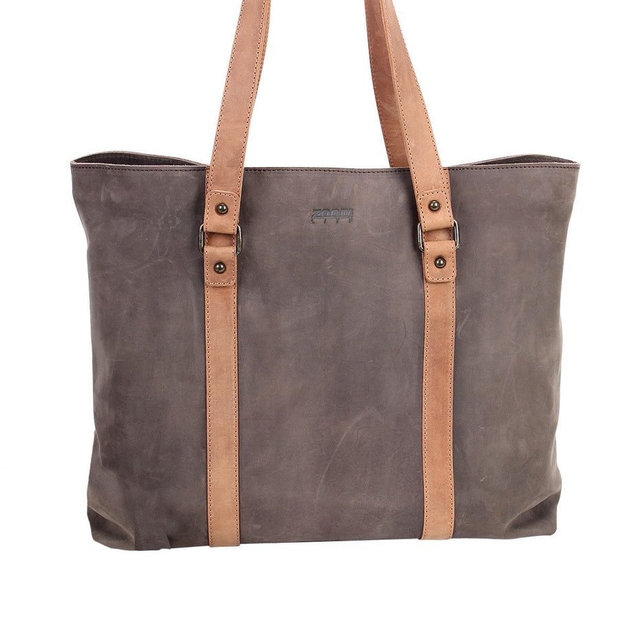 Hudson Leather Carryall Tote