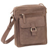 Havana Leather Crossbody Messenger