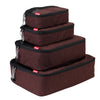 Packing Cube-Executive 4 Pc Set - Chocolate