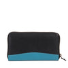 Isabelle Ziparound RFID Leather Wallet - Black , Zoomlite - 4