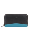 Isabelle Ziparound RFID Leather Wallet - Black , Zoomlite - 1