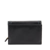 Ella Trifold RFID Leather Wallet - Black , Zoomlite - 3