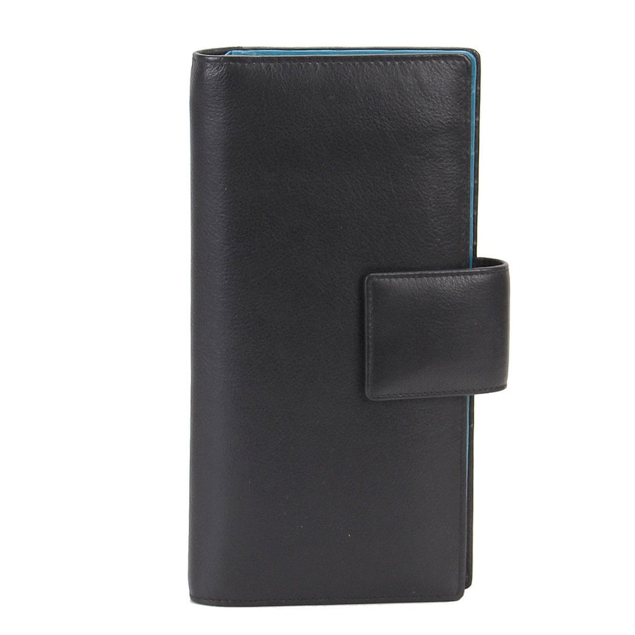 Jetset Large RFID Leather Card / Travel Wallet - Black , Zoomlite - 1