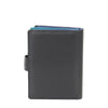 Kay Medium RFID Leather Credit Card Wallet - Black , Zoomlite - 5