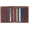 Toby Vintage Leather RFID Blocking Folding Card Holder