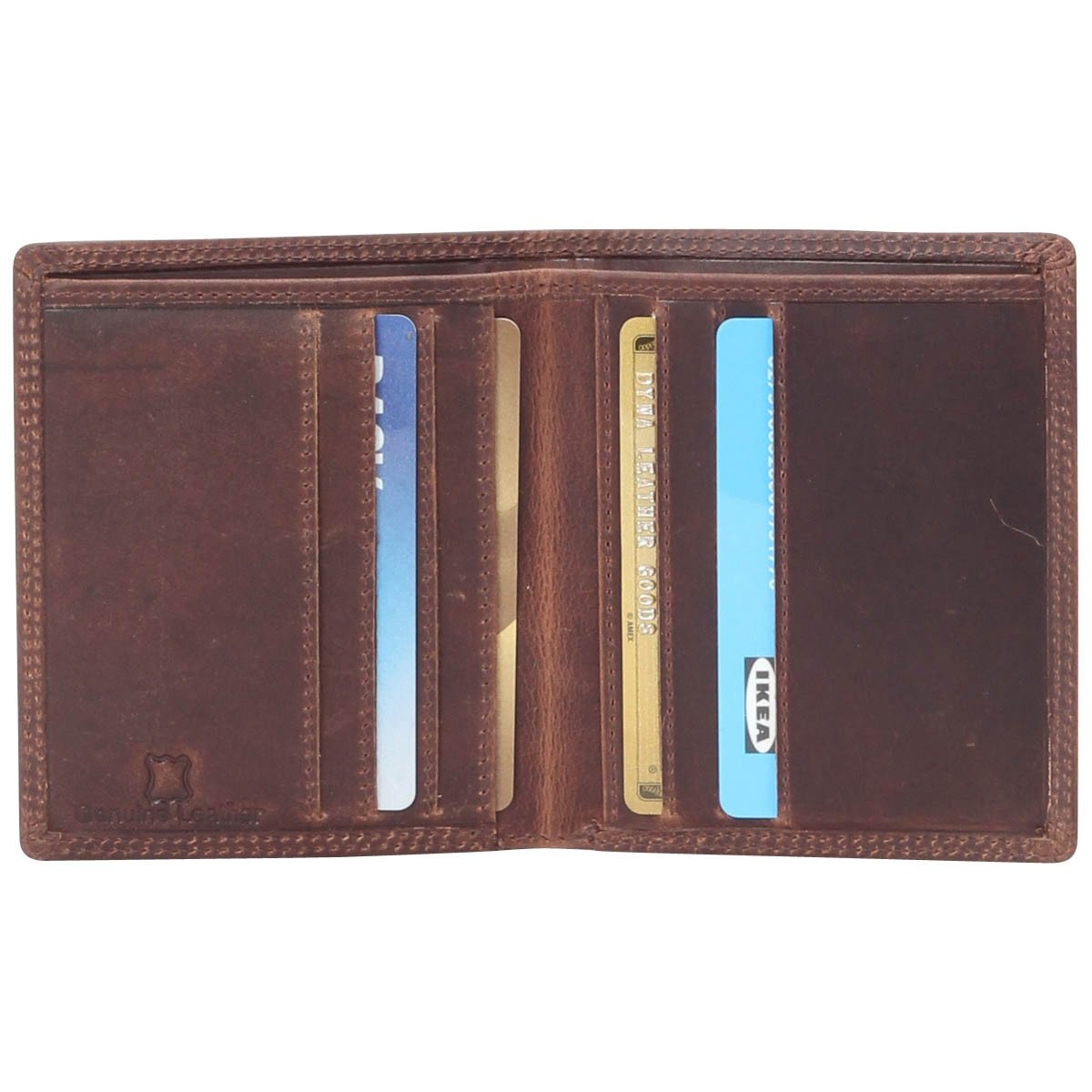 Toby Vintage Leather RFID Blocking Folding Card Holder