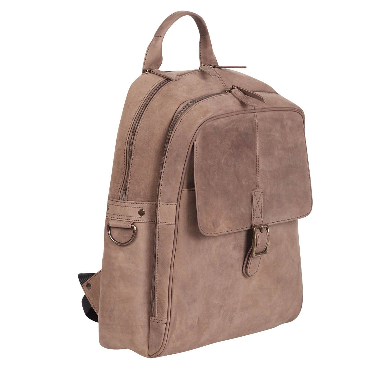 Toby Vintage Leather Laptop Backpack