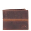 Parker Vintage Leather RFID Blocking Coin Wallet
