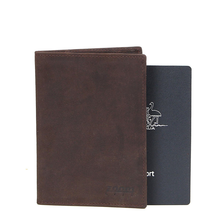 Cambridge Vintage Leather RFID Blocking Passport Holder